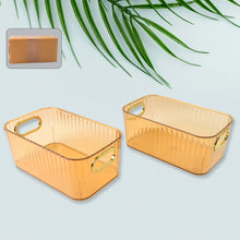 Stylish Ribbed Plastic Storage