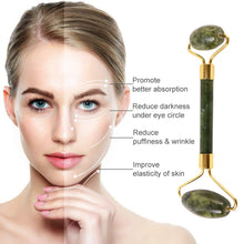 Facial Roller with Dual Jade Heads