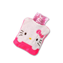 Pink Small Hot Water Bag with Cover for Pain Relief