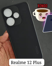 Black Frosted Soft Case For Realme