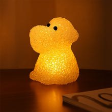 Dog Shape Crystal LED Night Light Lamp – Cute Glowing Animal Decorative Light (1 Pc)